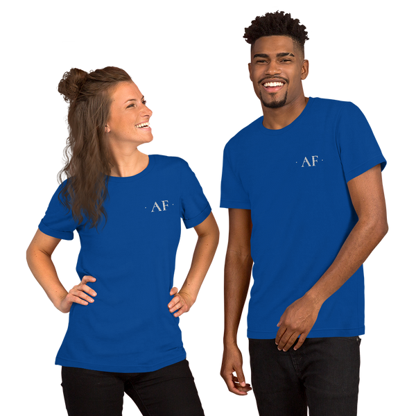 Anatomically Fit Embroidered Short-Sleeve Unisex T-Shirt