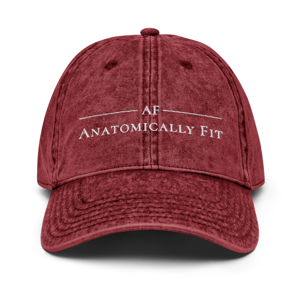 Anatomically Fit Vintage Cotton Twill Cap